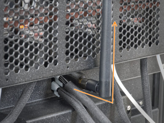 Version B: Installing the Wi-Fi antenna