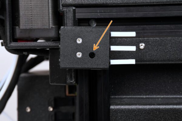 Detaching the side filament sensor