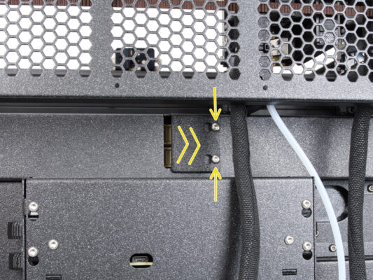 Version A: Connecting the Nextruder cables