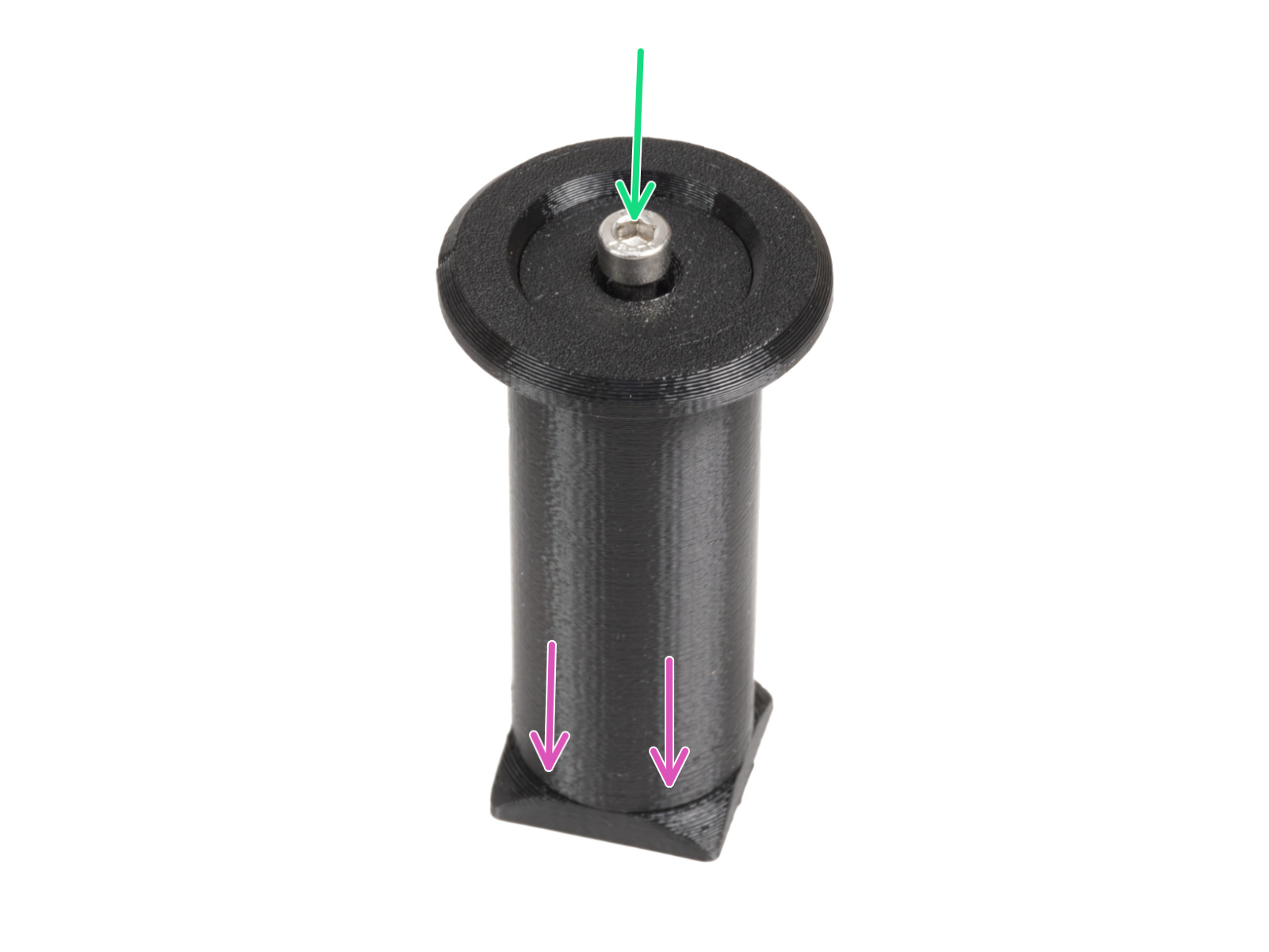 Assembling the spool holder