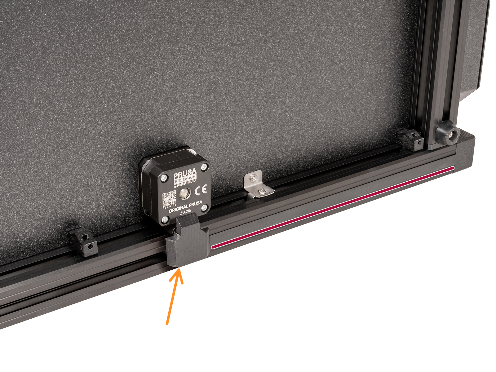 Uncovering the Z motor cable