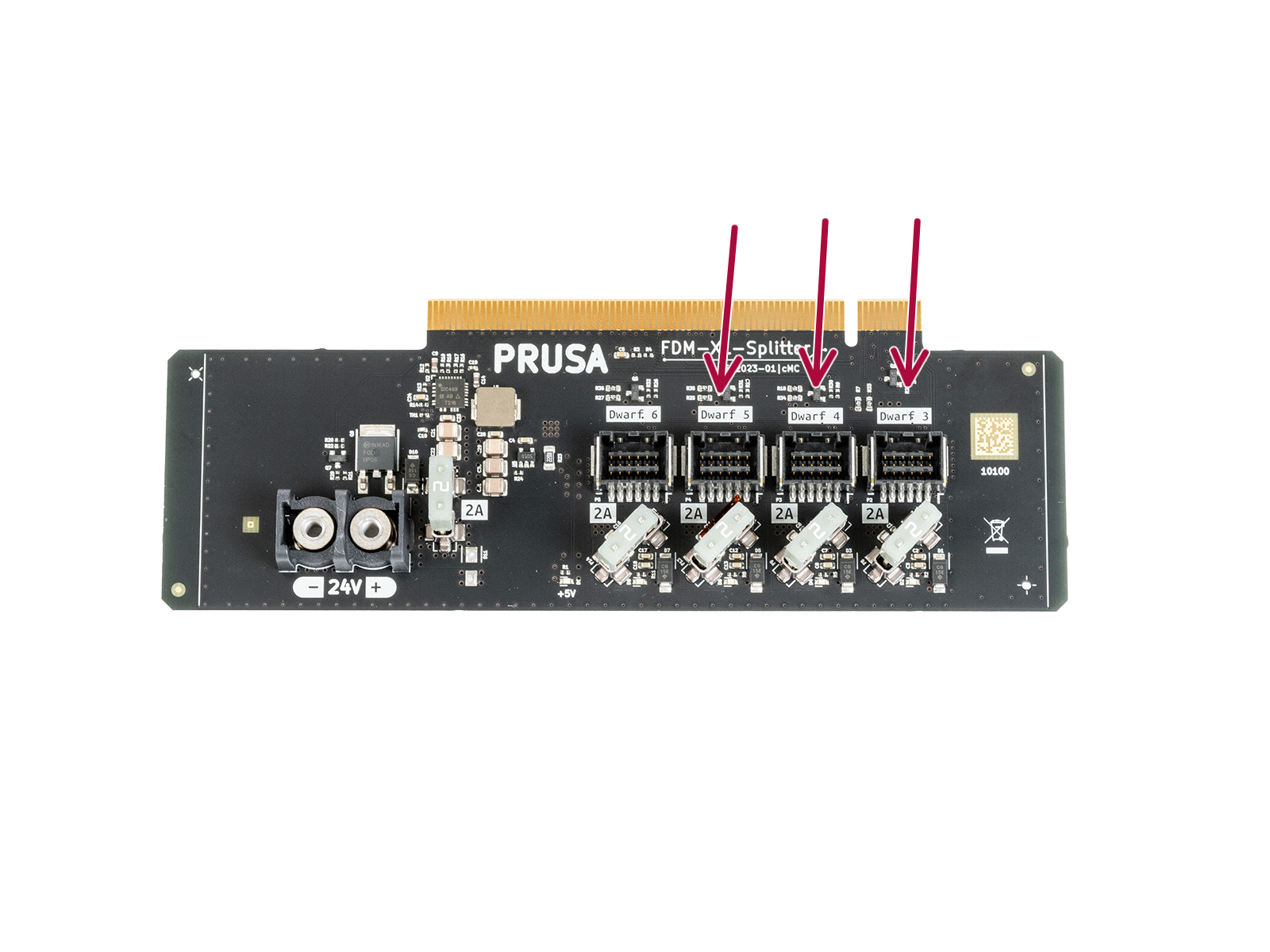 Disconnecting the Nextruder cables (Five-head)