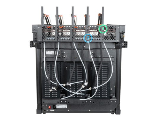 Connecting the nextruder cables