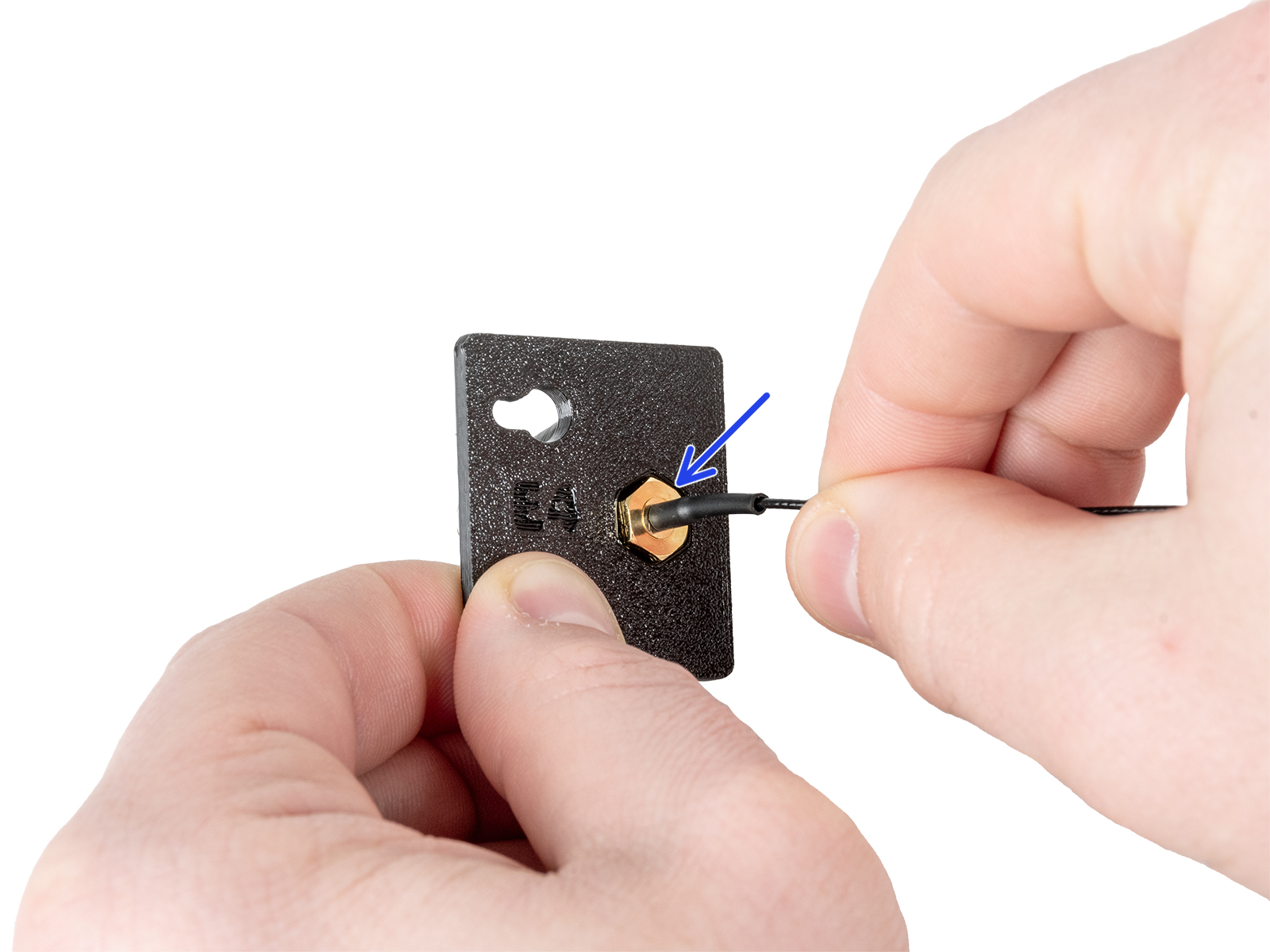 Version B: Installing the Wi-Fi antenna: antenna preparing