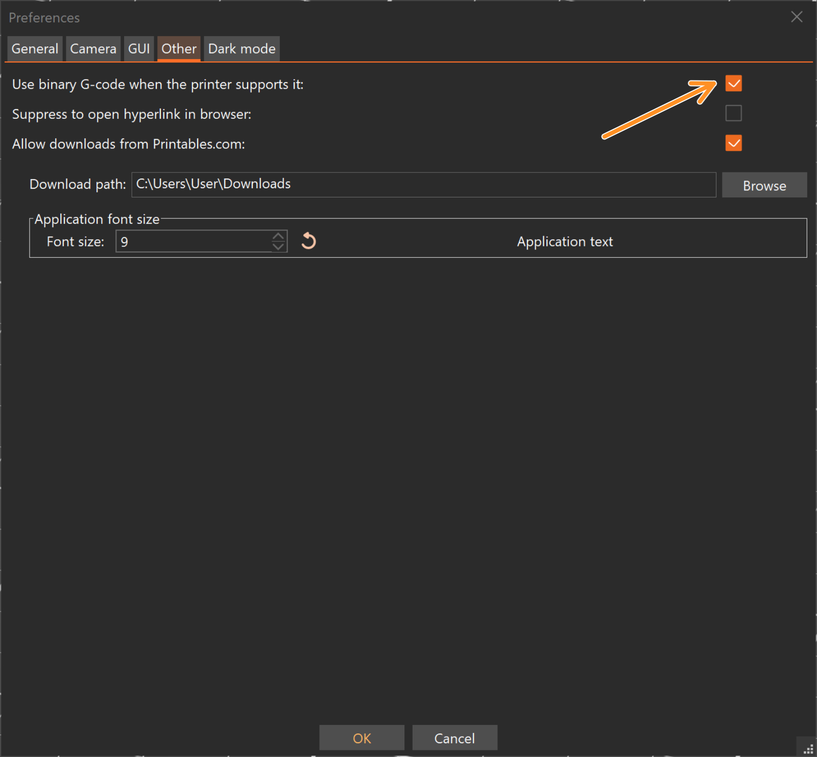 バイナリーGコード | Prusa Knowledge Base