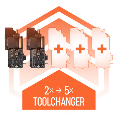 Mise à niveau de l'Original Prusa XL Double-tête vers Cinq têtes