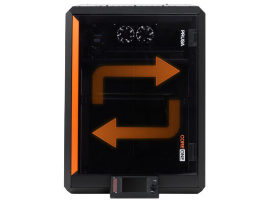 Cómo invertir la orientación de la puerta (CORE One)
