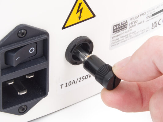 Comment remplacer le fusible d'entrée externe (HT90)