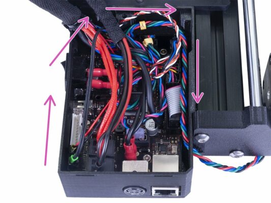 Disconnecting all the cables