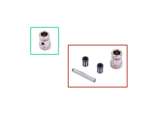 Extruder motor parts preparation