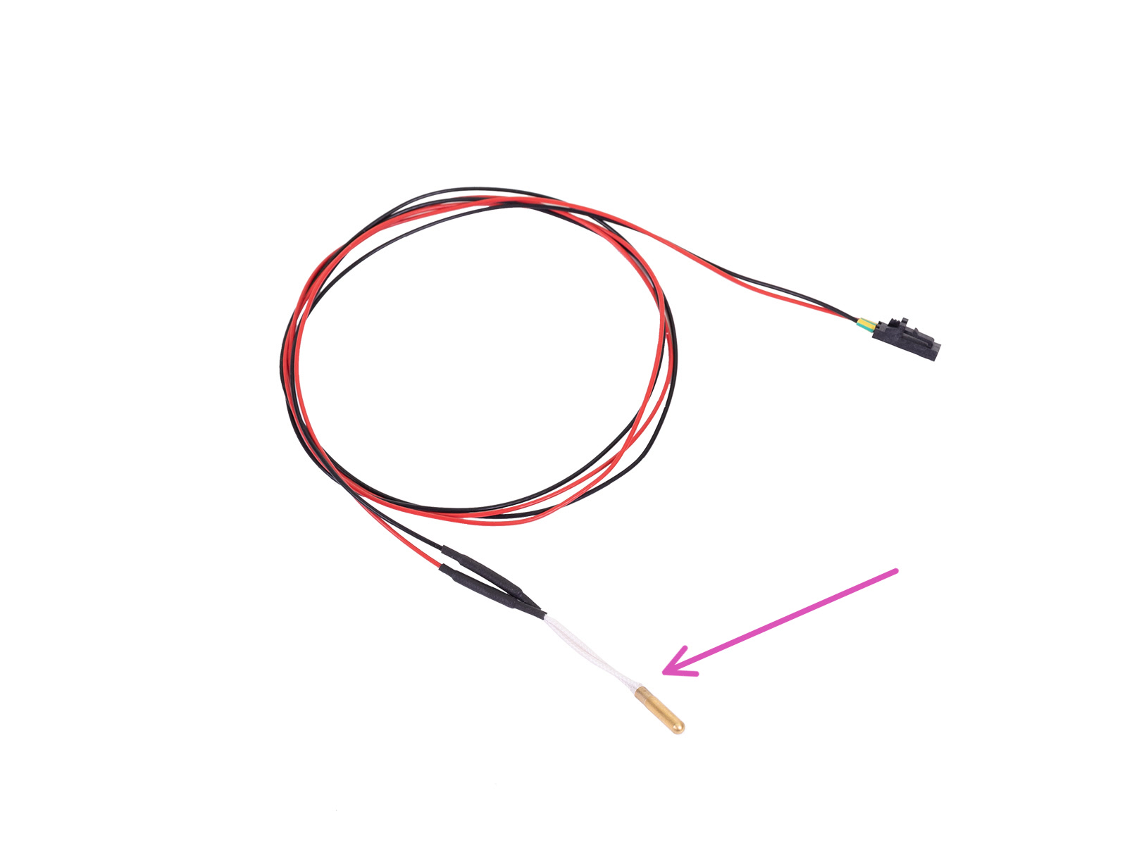 New hotend thermistor - parts preparation (old design)