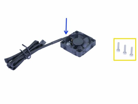 Hotend fan parts preparation (version A)