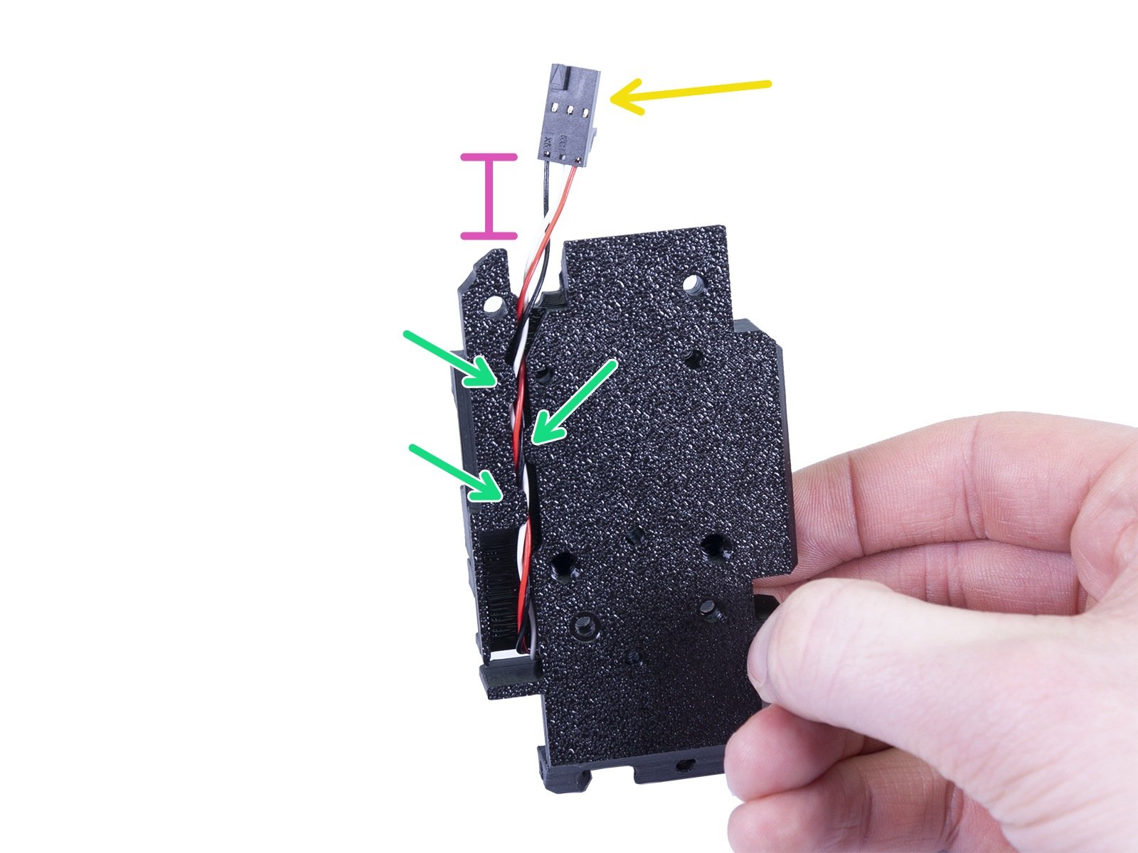 Montáž IR-sensor kabelu