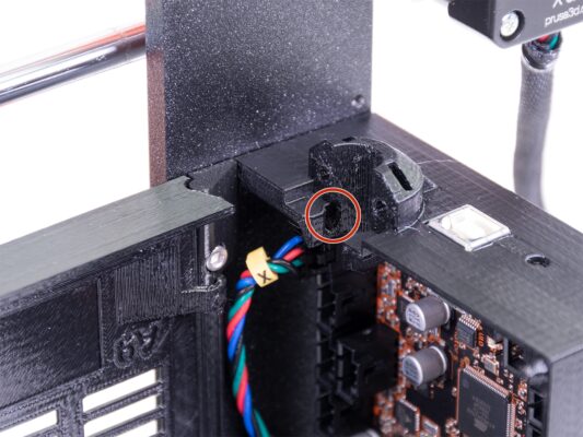 Conectando los cables del extrusor