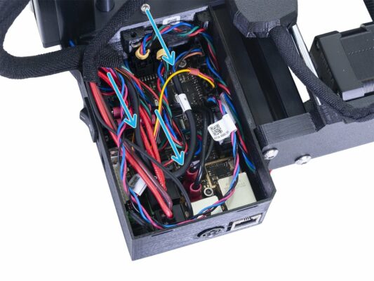 Anschließen der Hotend-Heizung (neues Design)