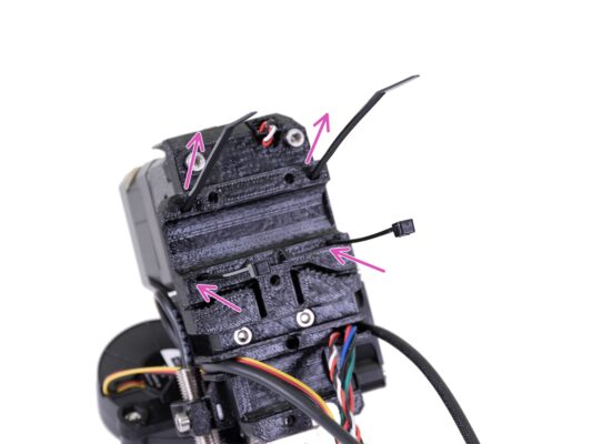 Extruder preparation and mounting