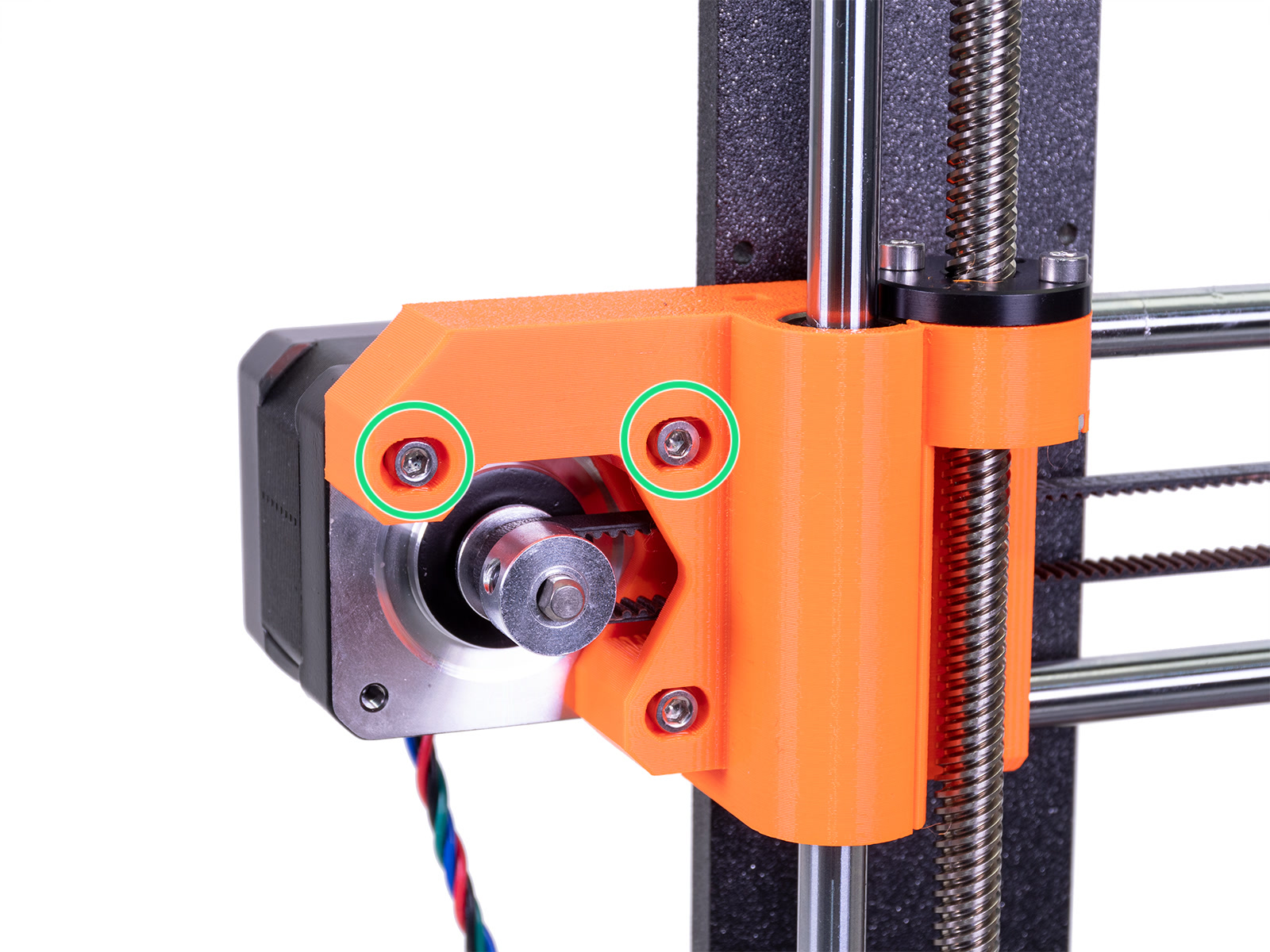 Tensioning the X-axis belt