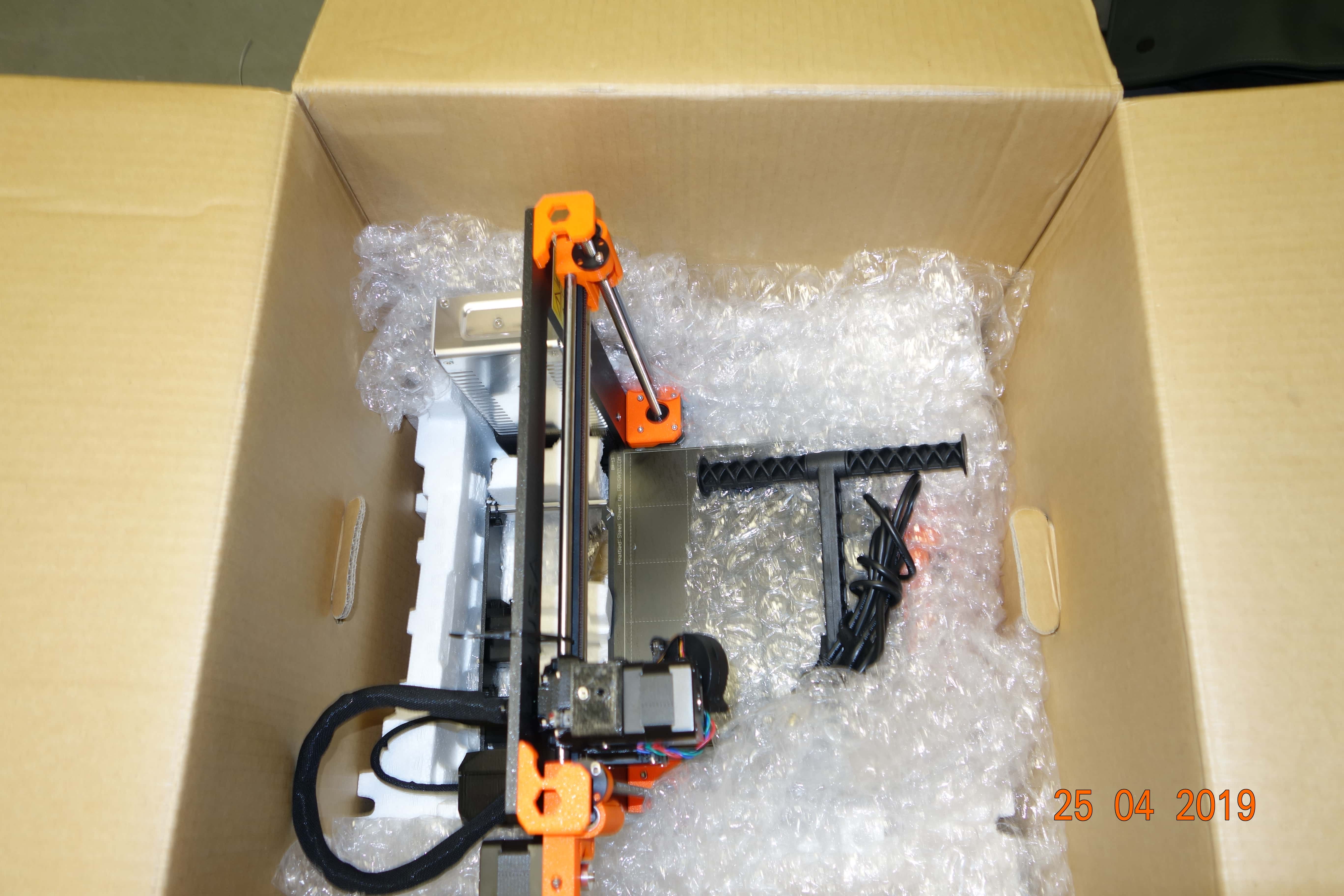 Prusa Knowledge Base Verpacken Von I3 Druckern Fur Die Ruckgabe