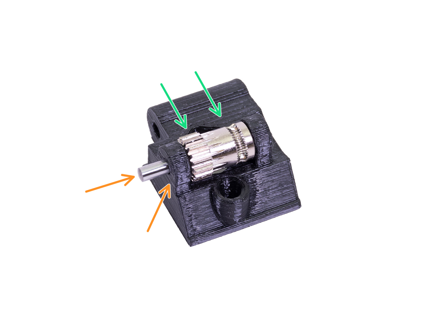 Extruder-idler assembly