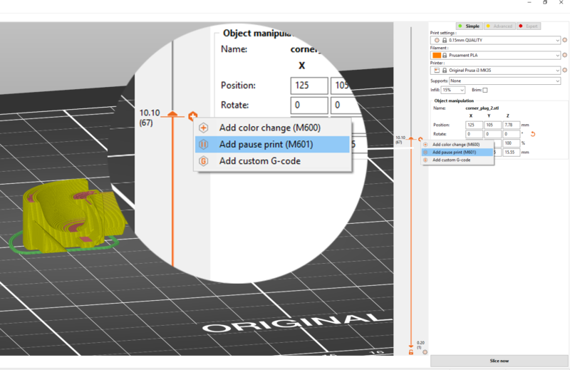 Filament Start G-code and End G-code inserted in wrong position