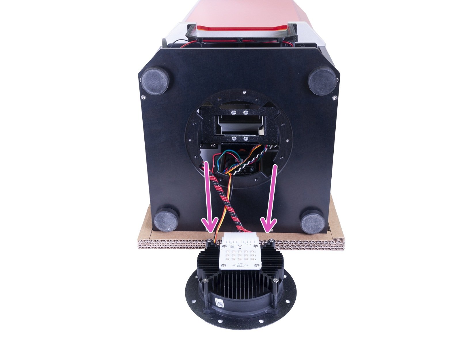 Retrait de l'ensemble des LED UV
