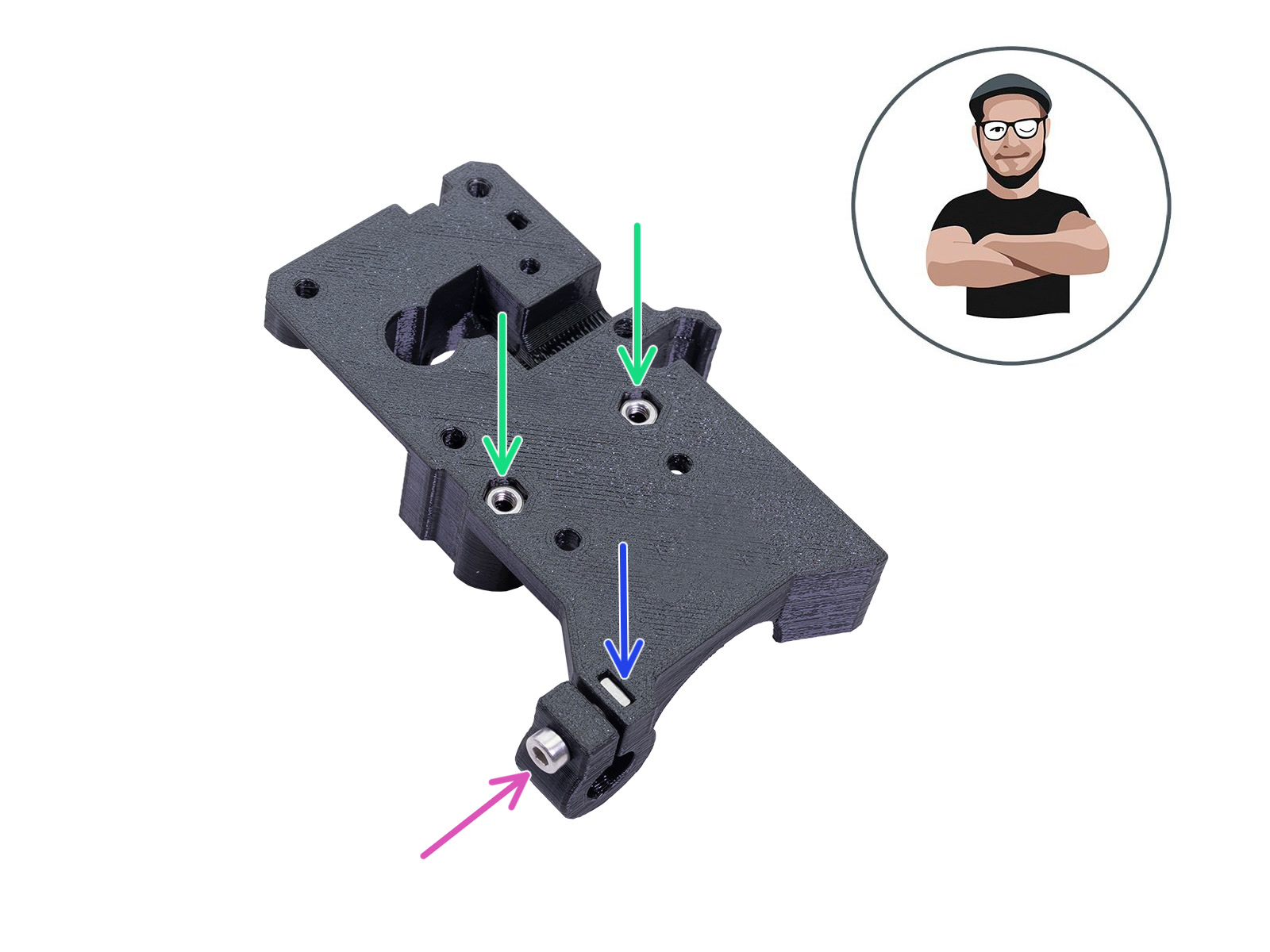 Extruder-body assembly