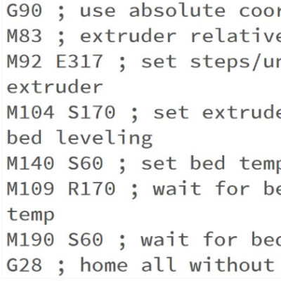 Gcode assistance need : r/3Dprinting