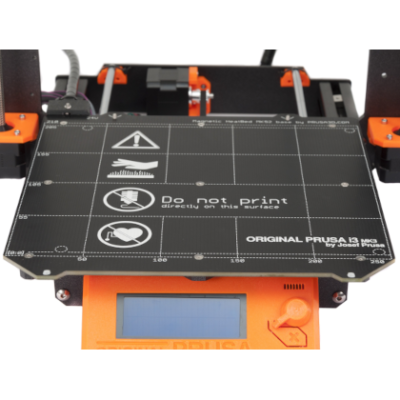 Plaque En Acier 3D Imprimante / Lit Chauffant Magnétique Prusa I3 Mk3S  Mk2.5 + Plaque D'Acier Élastique Couche Texturée - Imprimante 3D