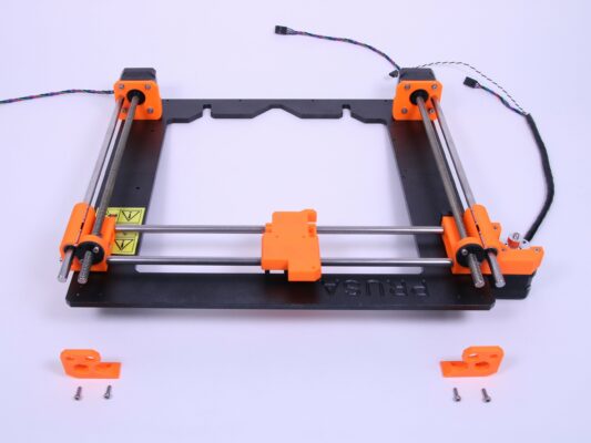 Placing the Z-axis-top parts