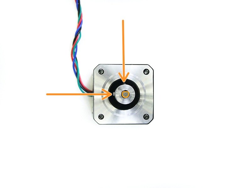 Assemble the X-motor pulley