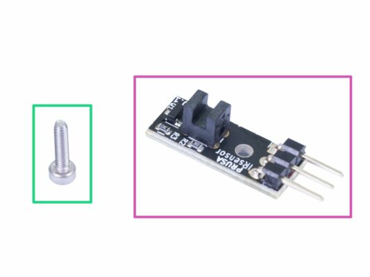 Preparación de las piezas del sensor IR