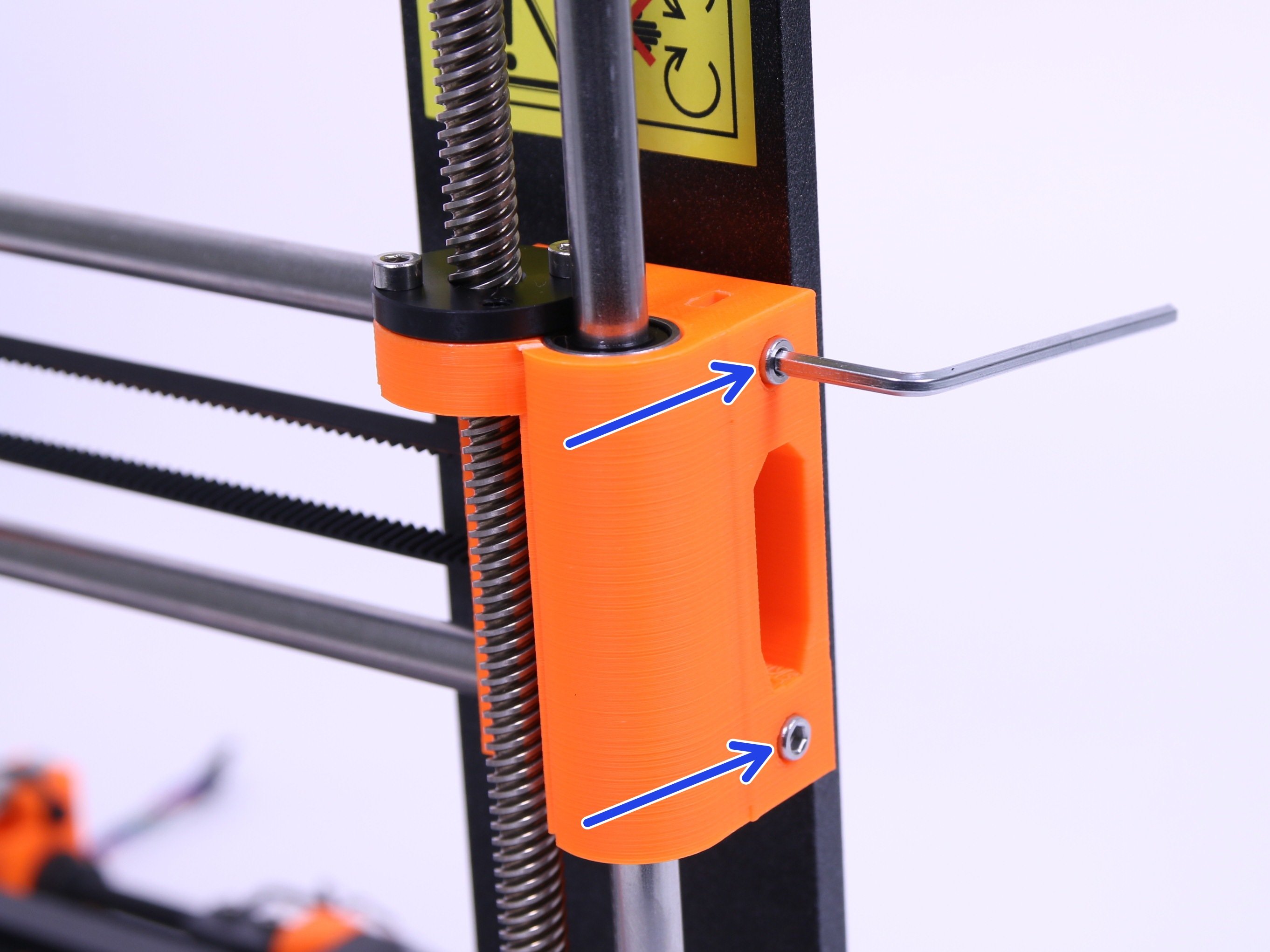 Adjusting tension screws
