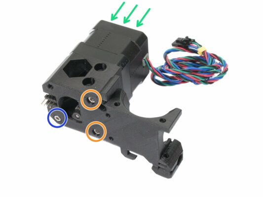 Mounting the Extruder motor