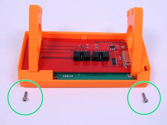 Securing the LCD controller