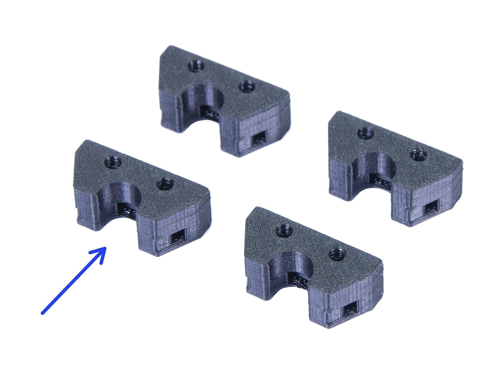 Y-axis: smooth rods holders