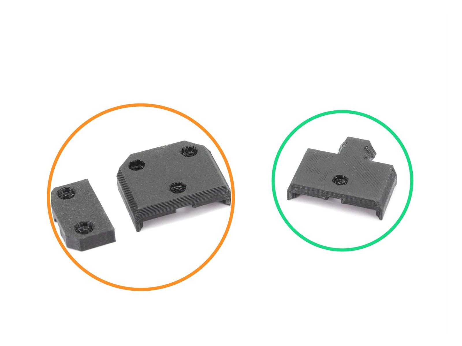 Different heatbed cable covers