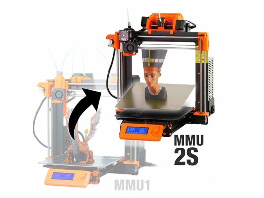 De l'Original Prusa i3 MK2 MMU1 vers la MK2.5S MMU2S