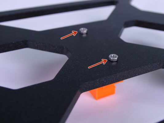 Assemble the Y-belt holder