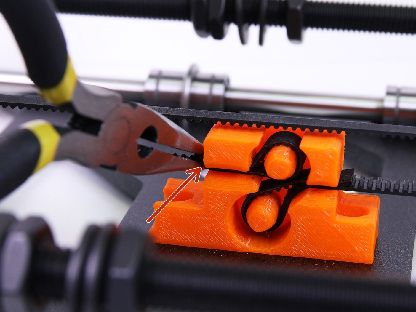Tighten the Y-axis belt, part 2
