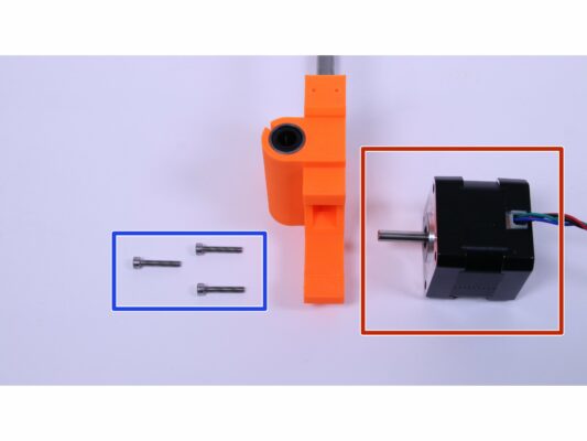 Assemble the X-motor