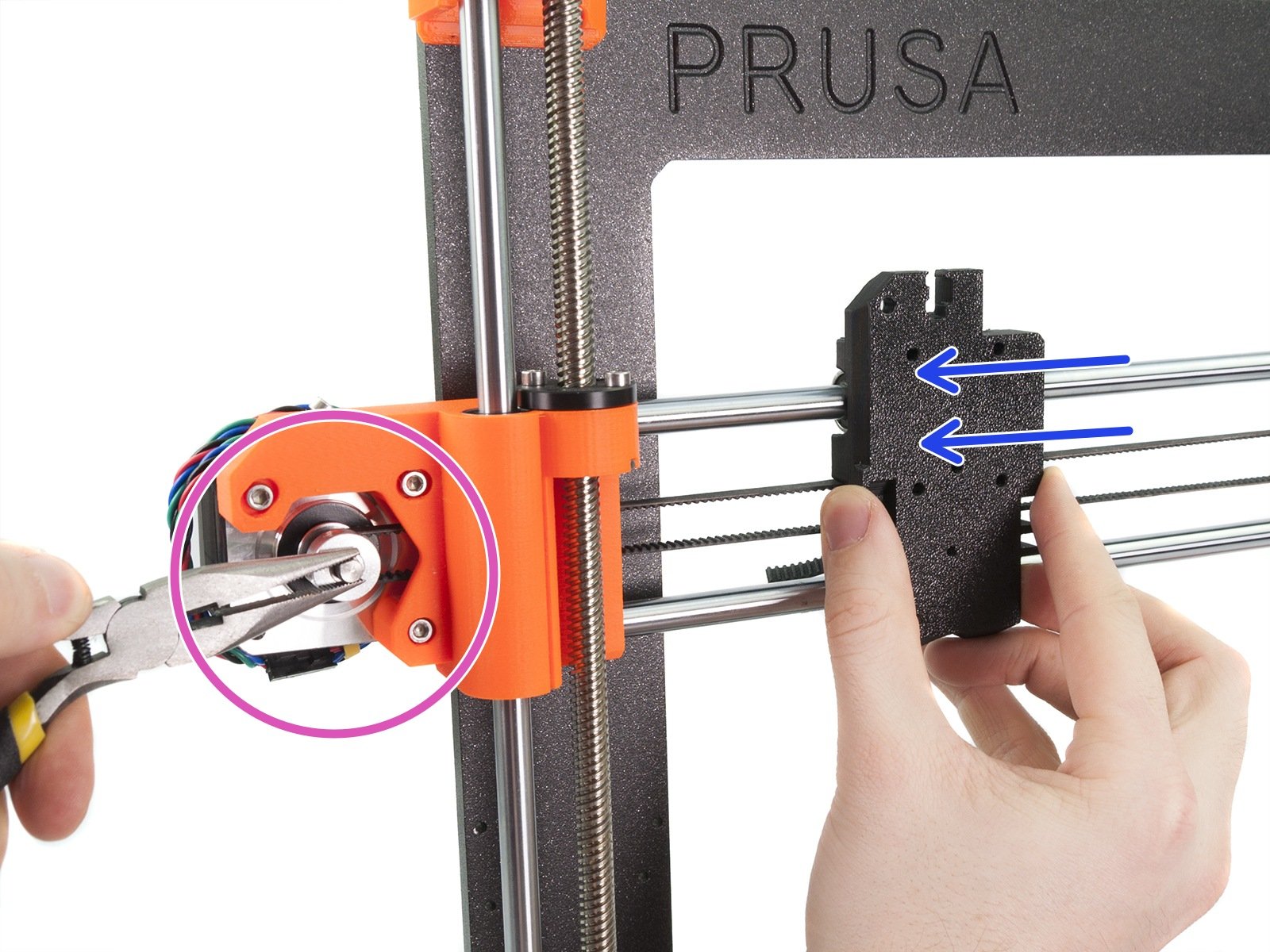 Testing the X-axis belt (new design)