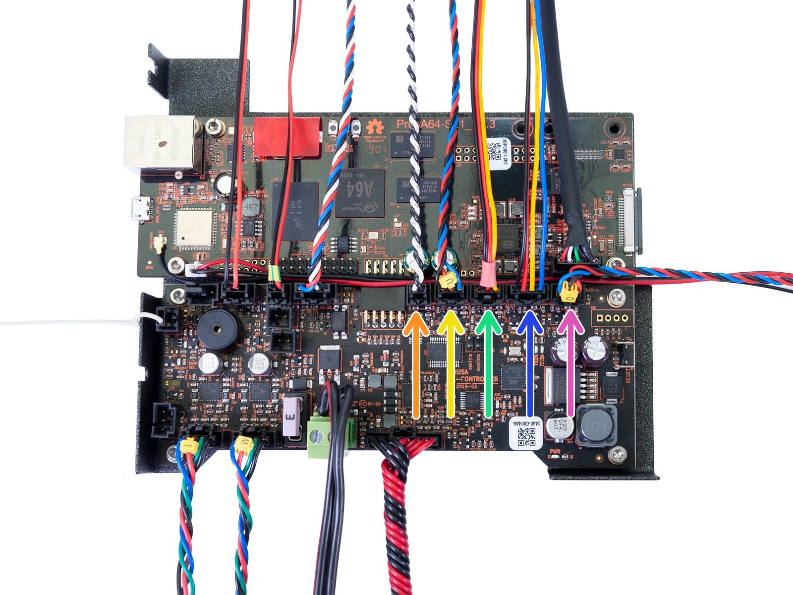 Připojení elektroniky