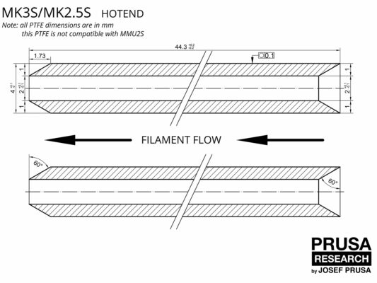 Comment couper un tube PTFE - Imprimantes Original Prusa