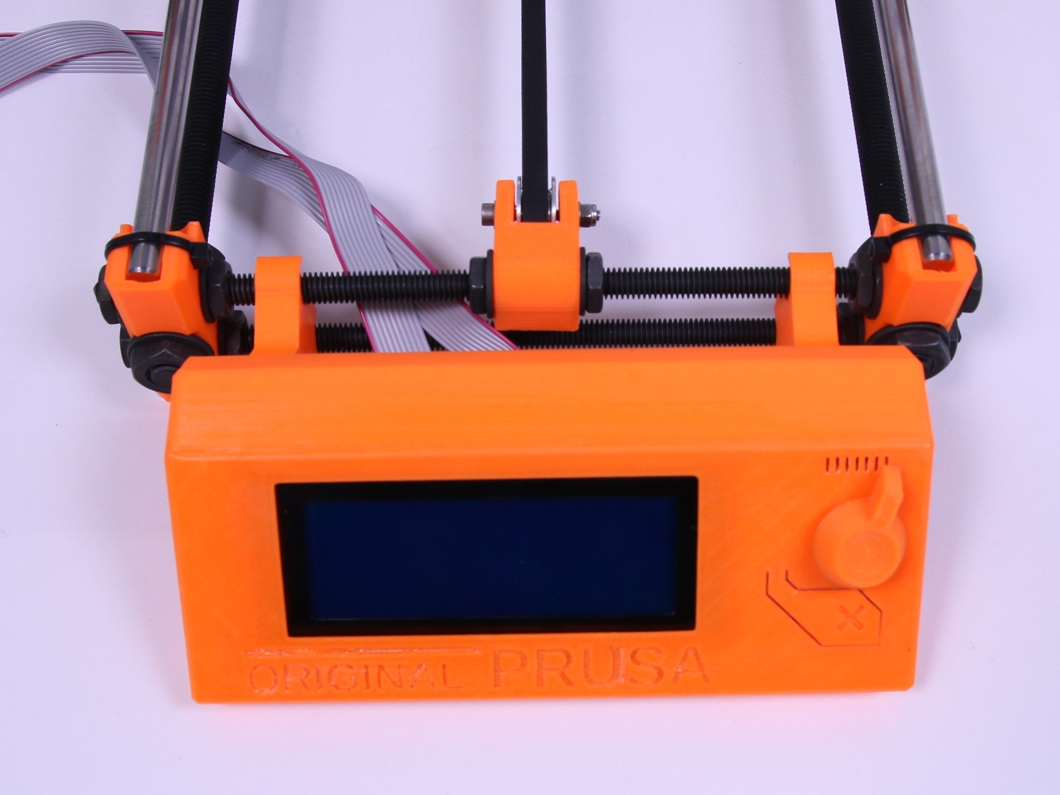 Secure the LCD display onto the printer
