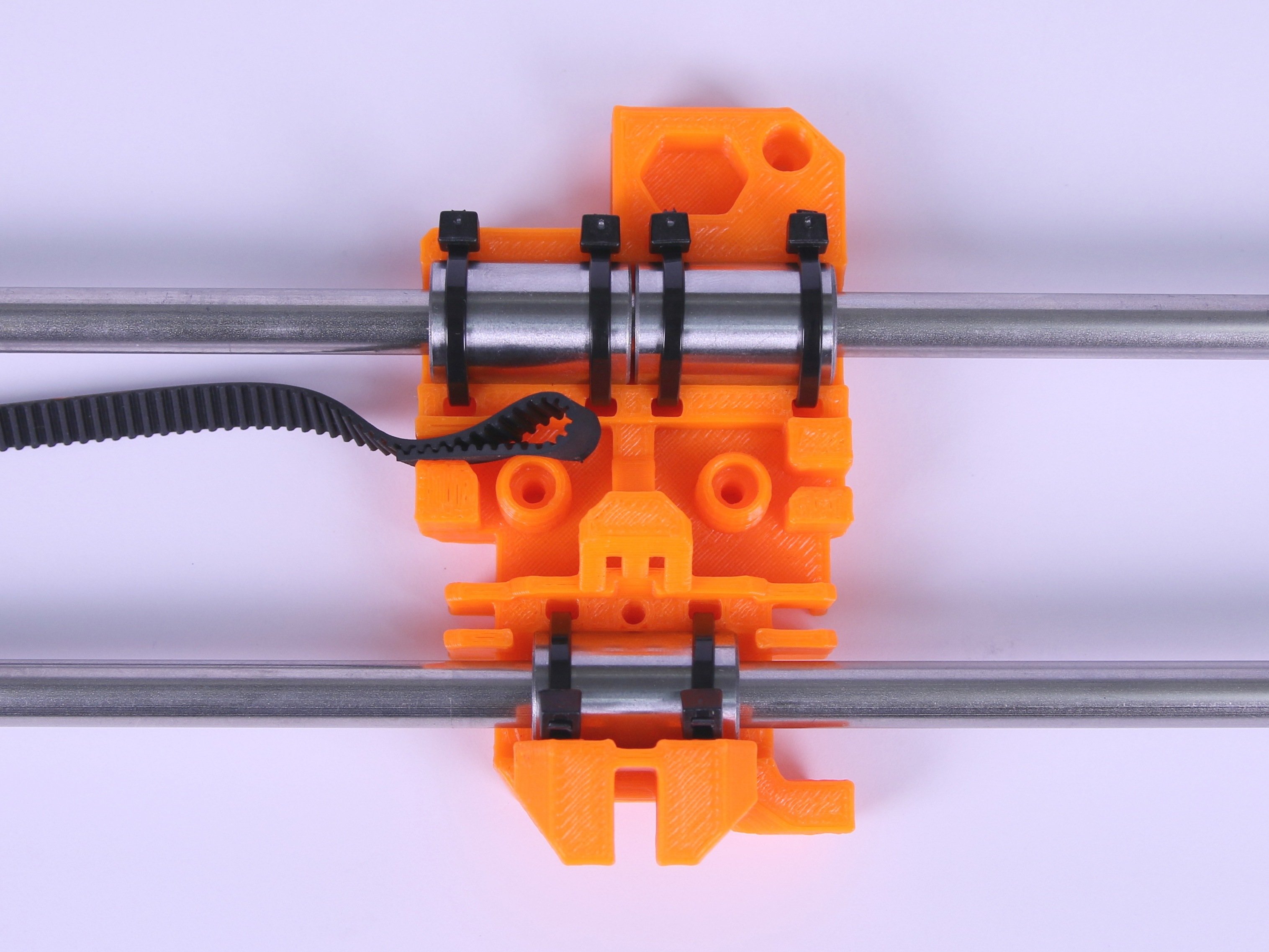 Assembling the X-axis belt part 1