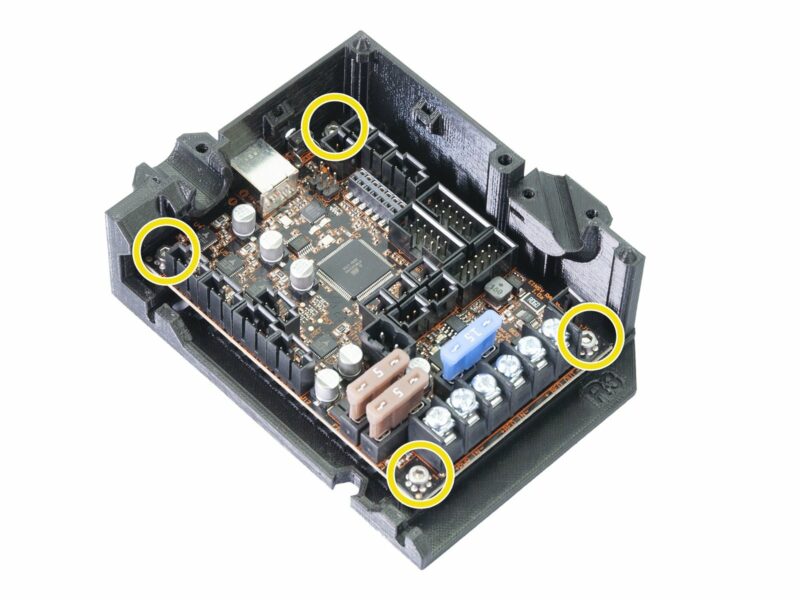 Remove the 4 M3x10 mounting screws