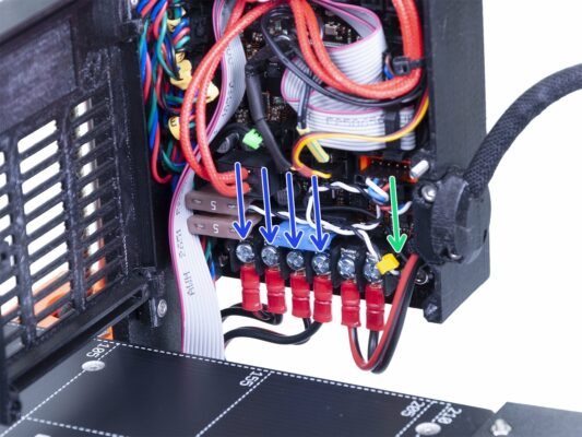 Unplugging the PSU cables