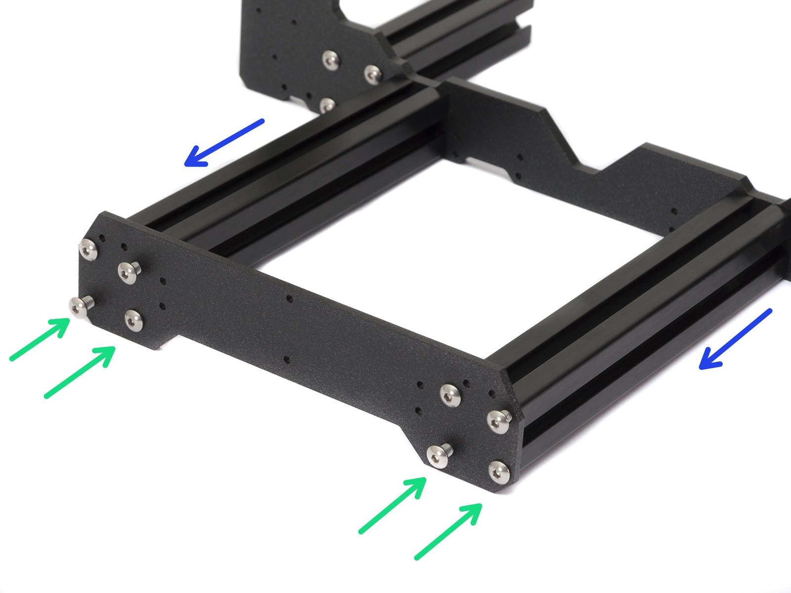 Y-axis: front plate assembly
