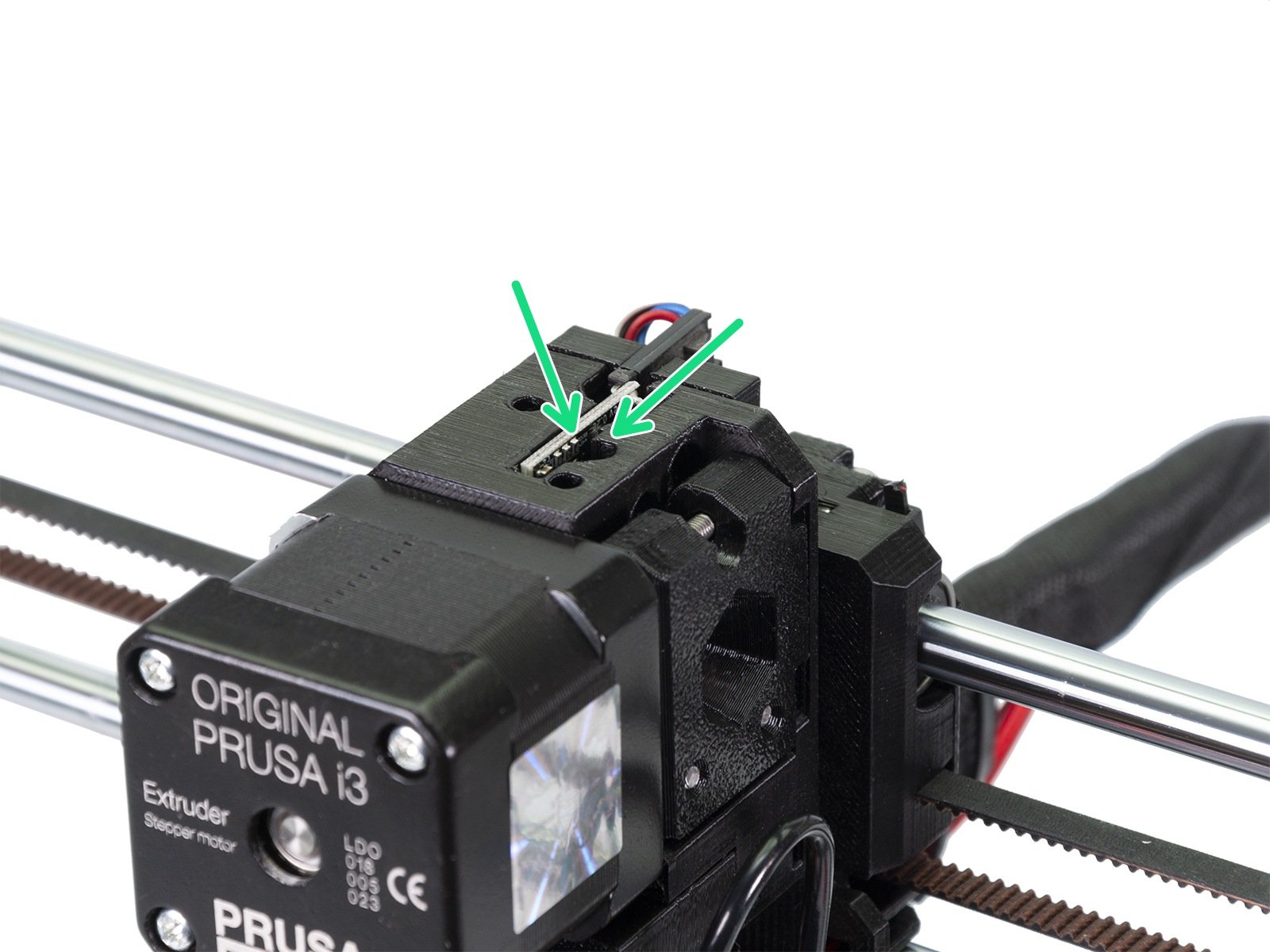 Mounting the Filament-sensor-cover (part 2)