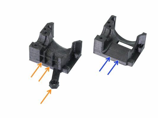 New printed parts - extruder cover